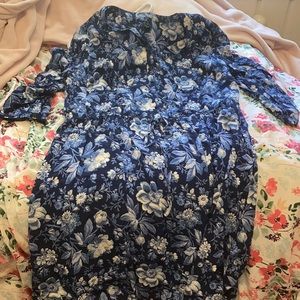 Talbots Midi Floral Dress